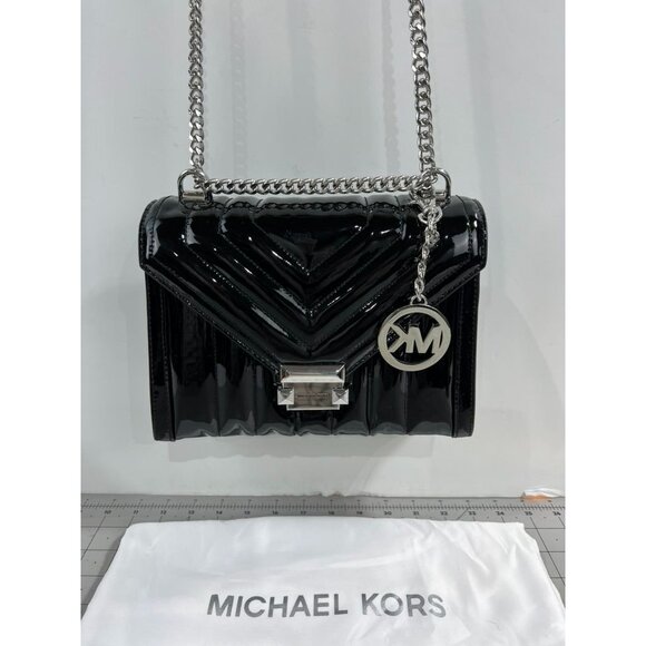 Michael Kors Handbags - Michael Kors Whitney Medium Quilted Shoulder Bag Accordion Chain Crossbody Purse